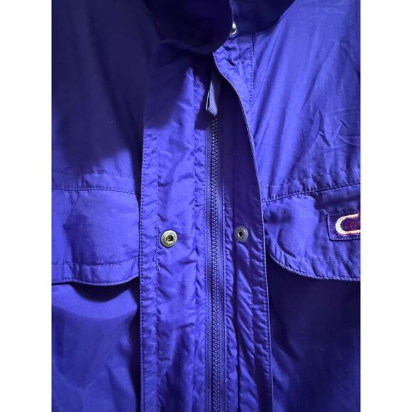 Vintage CB Sports Purple & Green Nylon Windbreaker - Full Zip - Women's Large - Picture 9 of 10